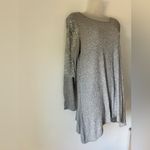 Premise Gray Knit Lace Sleeve Tunic Top Size M NWT Photo 2