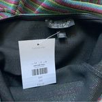 Topshop -`♡´- Free! NWT  Metallic Rainbow Stripe Bodysuit Photo 4