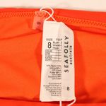 Seafolly NWT Active Ring Side Hipster in Tangelo Photo 9