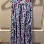 Lilly Pulitzer NWOT Jerrica Dress Hottie Dottie Halter Neck A Line size L Photo 1