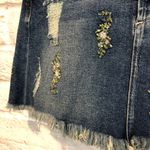 McGuire Denim McGuire 24” Izabel Floral Embroidered Denim Skirt Photo 11