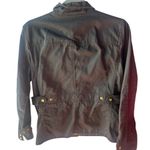 J.Crew  Waxed Downtown Field Jacket Military Green Photo 3