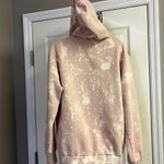Pink Floyd Blush Pink Bleached Hoodie with Strings and Kangaroo Pocket- Large Photo 10