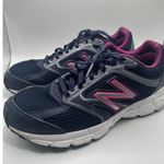 New Balance Running Shoes Navy Pink size 8 Photo 0
