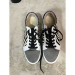 Kenneth Cole Women's Kam Zebra Print Lace Up Sneakers, White, Size 8 Photo 5