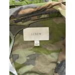 J.Crew Women's Utility Jacket Green Camo Camouflage Button Zip Pocket Sz Small Photo 4