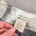 Anthropologie Elevenses  Gray Heathered Pleated Wool Mini Skirt Size 0 Photo 3