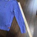 Peace Love World  Confetti Rib Knit Henley Baja Blue M A628317 NEW Photo 9