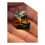 NFL Vintage 1997 Green Bay Packers Enamel Football Player Lapel Pin  Collectible Photo 1