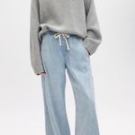 Gap 🔥🔥WIIDE LEG XS Soft Blue Denim Pants Photo 0