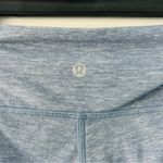 Lululemon Wunder Under Mid Rise 21in Cropped Leggings Blue Photo 1