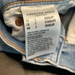 American Eagle 90’s bootcut distressed knees light wash comfort waist jeans 2reg Photo 10
