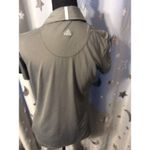 Adidas ClimaLite Medium M Womens Golf Polo Black with tiny white stripes VNC Photo 1