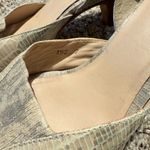 Rebecca Minkoff  light Snakeskin Peep-Toe Heels - Cream says 7 fits like an 8 Photo 1