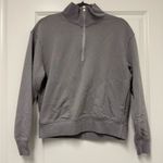 Mate the Label  Organic Fleece Quarter-Zip Sweatshirt Size XS Photo 0