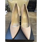 Marc Fisher  Suede Abilene Pumps‎ Size 8.5 In Light Pink Pointed Toe Block Heel Photo 3