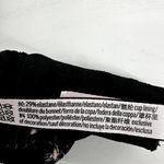 Victoria's Secret Ditsy Floral Lined Demi Bra Adjustable Underwire Black 34B Photo 4