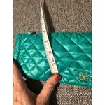 Oliver Thomas Quilted Pouch Teal Dog Print eyeglasses case EUC so cute Green Photo 8