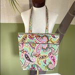 Vera Bradley Tutti Frutti Pattern Paisley Tote Photo 0