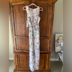 Aidan Mattox  NWT | Pleated Column Gown Nepal Floral | 8 Photo 4