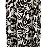 Ann Taylor Factory Women's Size 16 Brown Floral A Line Midi Skirt Linen Blend Photo 0