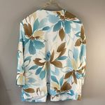 Alfred Dunner  Women's Floral Blazer - Blue and Brown Photo 8