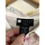 Women's Carole Little White Embroidered Linen Button Down Petite XL Photo 1