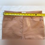 Aritzia  Wilfred Vegan Leather pants, pleather, faux leather, straight Leg,‎ SZ 4 Photo 6