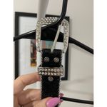 Black Rhinestone Studded Belt Size XL Photo 1