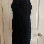 NWT Rihoas Elegant Black Sleeveless Dress With Pearl Detail Straps XL Photo 0