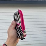 Y2K Letter L Zebra Print Coin Bag Pink Photo 3