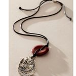 Free People Waterhouse Long Pendant Necklace Firecracker NWT Western Bohemian Photo 2