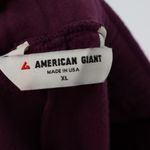 American Giant Women's Pintuck Flare Pant Size XL Made In USA Purple Photo 3