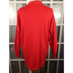 Vintage Linda Lori Womens Red Cat Cardigan‎ Sweater One Size OSFM Photo 1