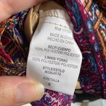 Love Reign Juniors Dress Size S Rust Burgundy Paisley Print Tank Belt Boho NEW Photo 2