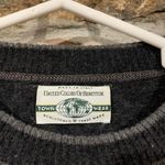 United Colors Of Benetton Vintage Soft Italian Grey Sweater w/ Chest Pocket Photo 2