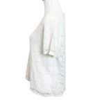 Reiss Rayee Short Sleeves Blouse Lace Top White Blouse Women’s Size L Photo 1