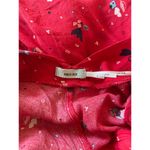 Urban Outfitters  Kimchi Blue Women Red Floral Romper Size 6 Ruffle Hem Ditsy Photo 8