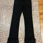 Blue Revival Beaded Hem Jeans Black Size 25 Photo 0