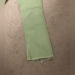 ZARA  Sage Green Flare Jeans Size 4 Photo 2
