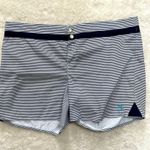 Carve Designs  Navy and White Striped board shorts size 12 Photo 0