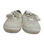 Kate Spade Kate SpadeXKeds White & Ivory Bridal Sparkle Embellished Sneakers Women’s Size 8 Photo 3