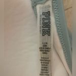 PINK - Victoria's Secret Victorias Secret Blue Strappy V-Wire Plunge PINK Bikini Top SZ Large Photo 4