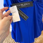 La Blanca  Womens Island Goddess Royal Blue One Piece Swimsuit Plus Size 20W Photo 2