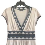 BCBGMAXAZRIA NWOT Black/Ivory Geometric Print Matte Jersey Knit Dress. Size Med. Photo 5