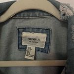 Forever 21 Distressed Blue Jean Jacket Photo 1