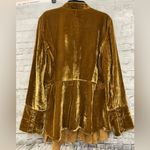 Free People  Faye military style velvet jacket Warm Tobacco Sz S nwt Photo 4