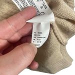 Christian Siriano New York Women’s Crewneck Pointelle Sweater in Beige Size S Tan Photo 2