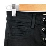 L'Agence The Cherie lace-up high-rise Black Jeans Size 26 Photo 6