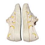 Seavees  for J.Crew Legend Sneakers White Embroidered Fruit Bananas Womens Size 6 Photo 2